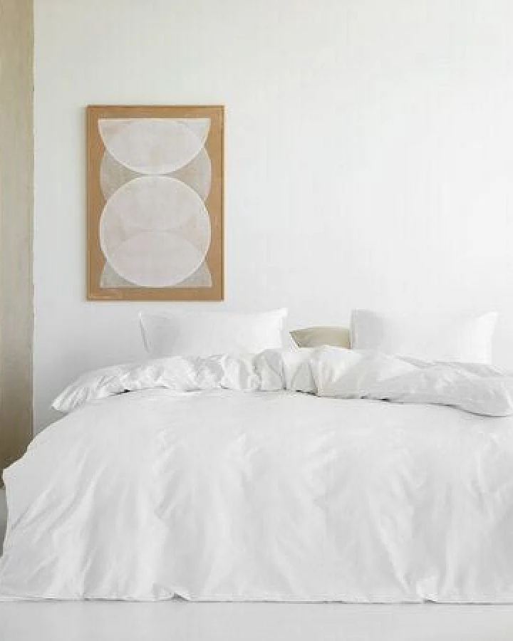Yumeko Bettwäsche Baumwollsatin White Moon