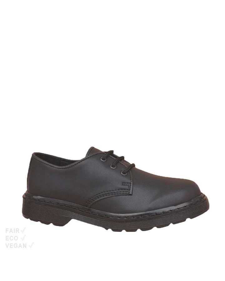 Shoezuu 3 Eye UK Shoe Black