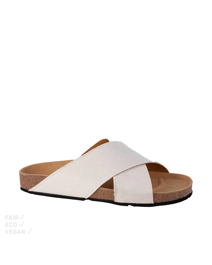 NAE Vegan Shoes Sandalen Re Car white