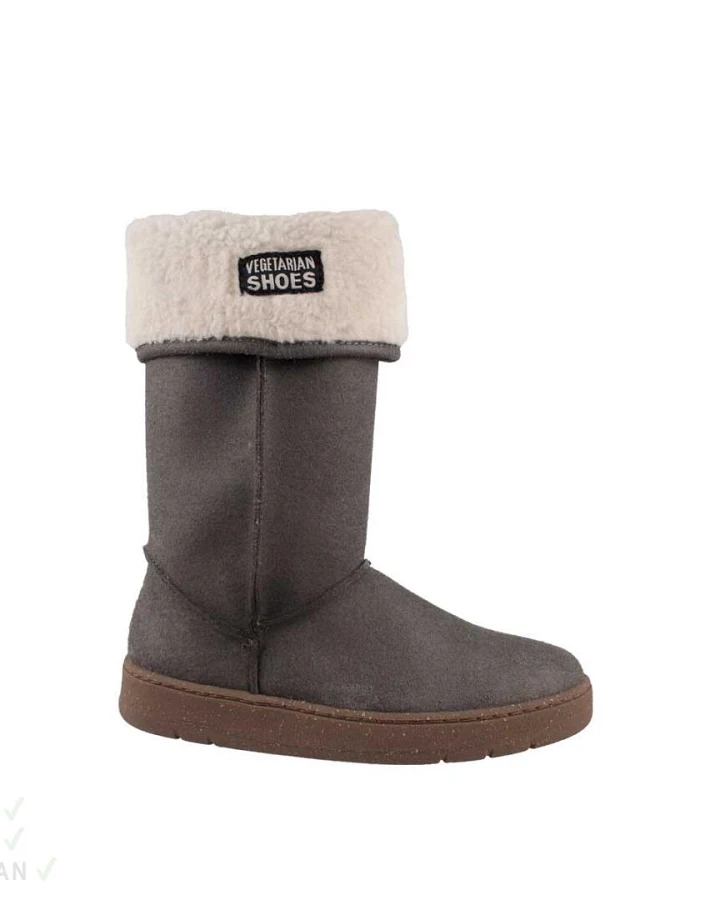 Vegetarian Shoes Highly Snug Boot Grey