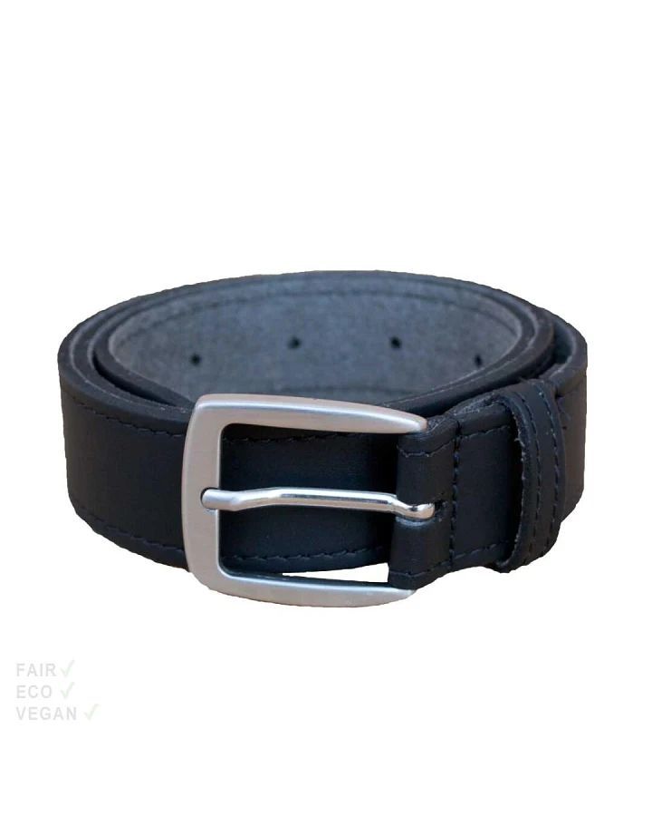 Veganer Gürtel Vegetarian Shoes Town Belt black