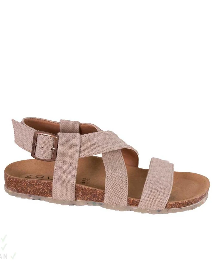 Zouri Sandalen Sand Linen nature