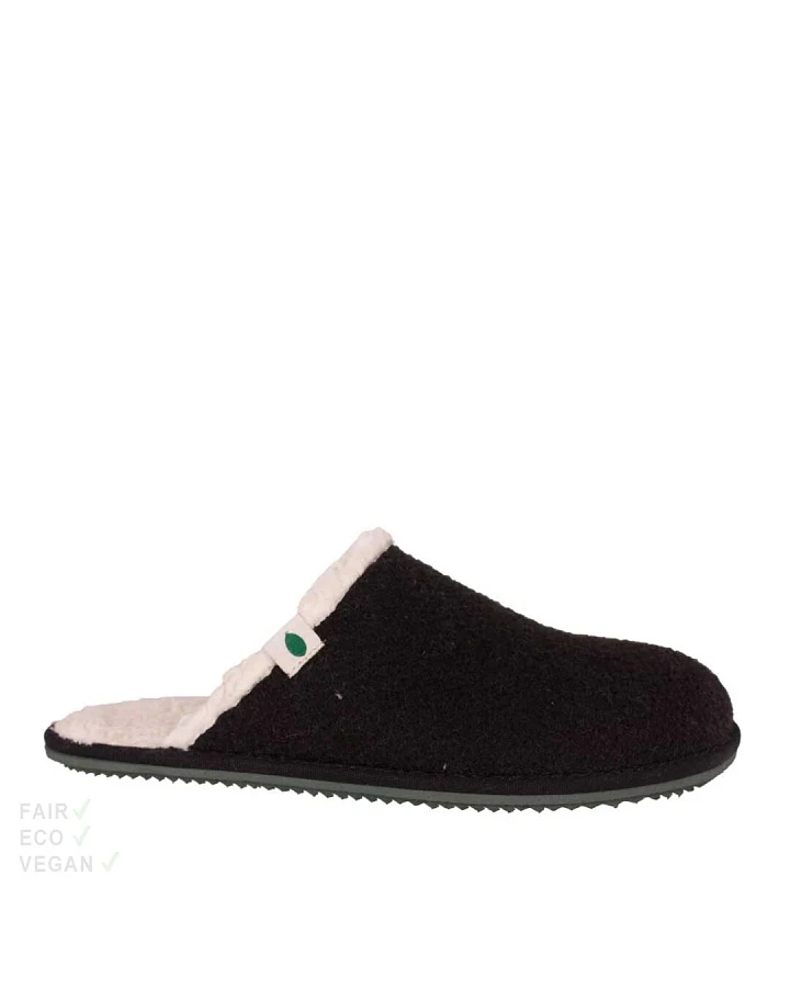 Vesica Piscis Footwear Home Slipper schwarz