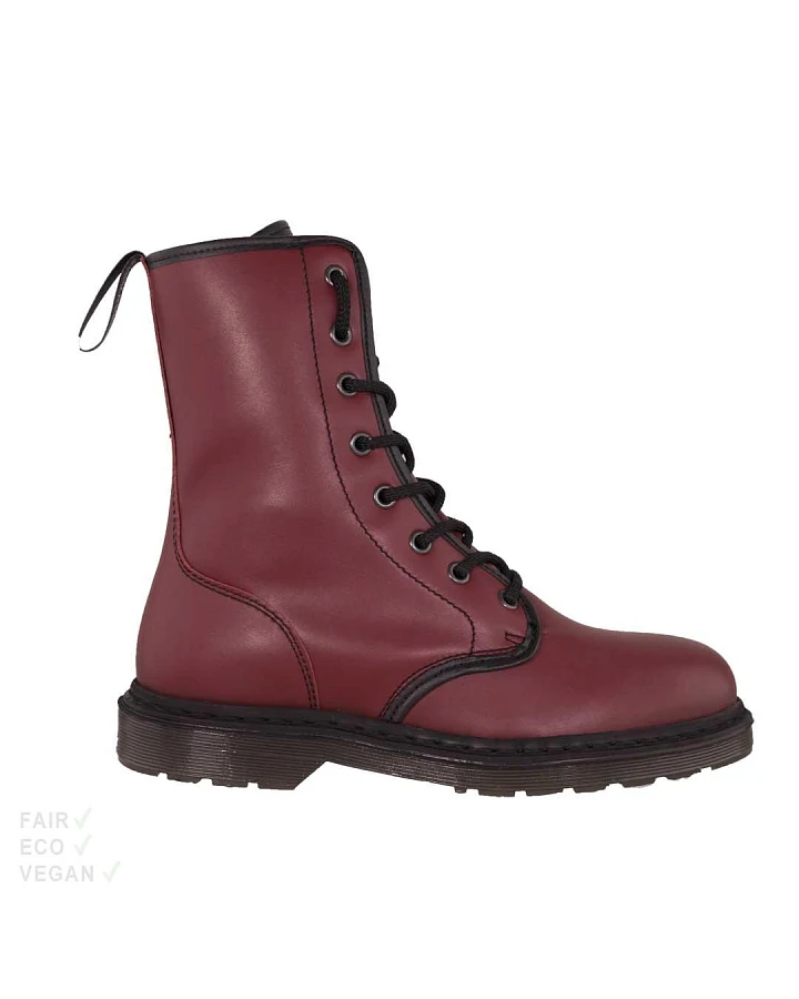 Shoezuu 8 Eye Micro Boots Winter Edition cherry