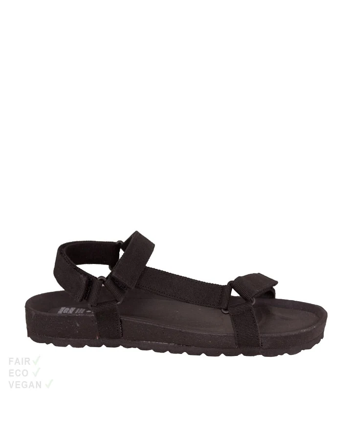 Grand Step Shoes Sandalen Leo schwarz