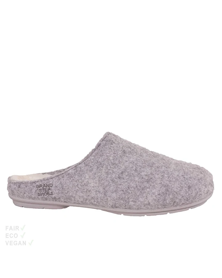 Grand Step Shoes Homeslipper grau