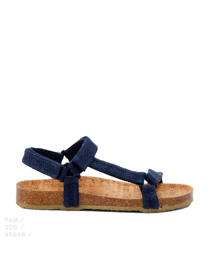 Grand Step Shoes Sandalen Levi Hemp marino