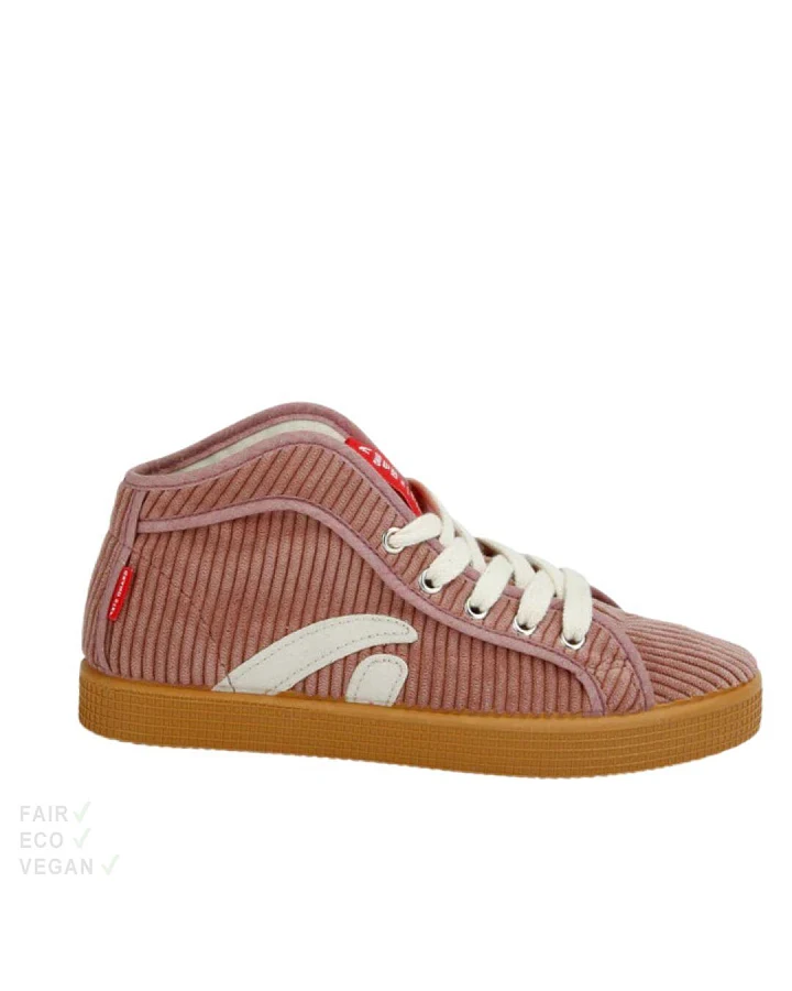 Grand Step Shoes Taylor High Top Sneaker Cord rose