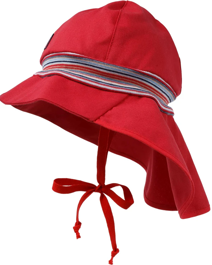 Pickapooh - Feuerwehr Hut Strick UV-80 rot