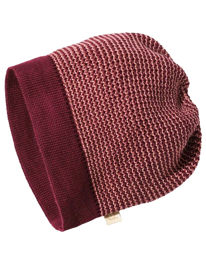 Produktseite: Disana - Beanie Merinowolle Cassis-Softpink Gr. 2