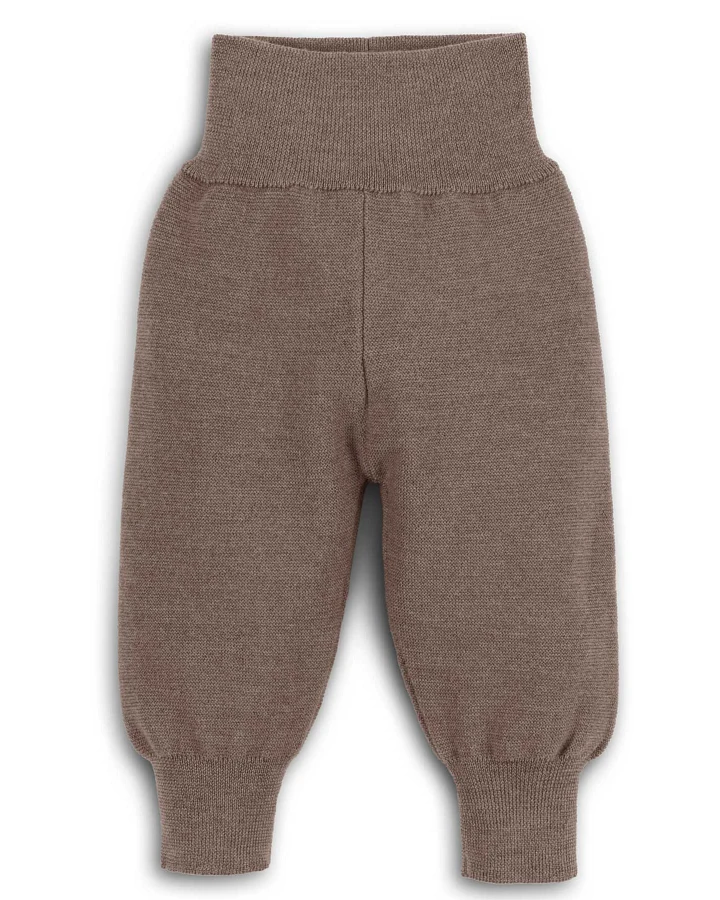 Halfen Strickerei - Bundhose Merinowolle nuss