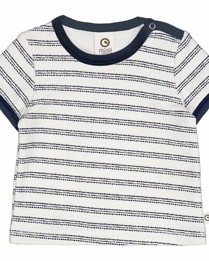 Müsli by green Cotton - T-Shirt gestreift cream