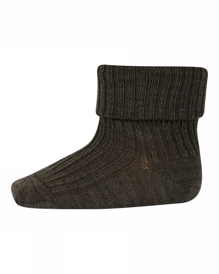 MP Denmark A/S - Wollripp-Socken braun meliert