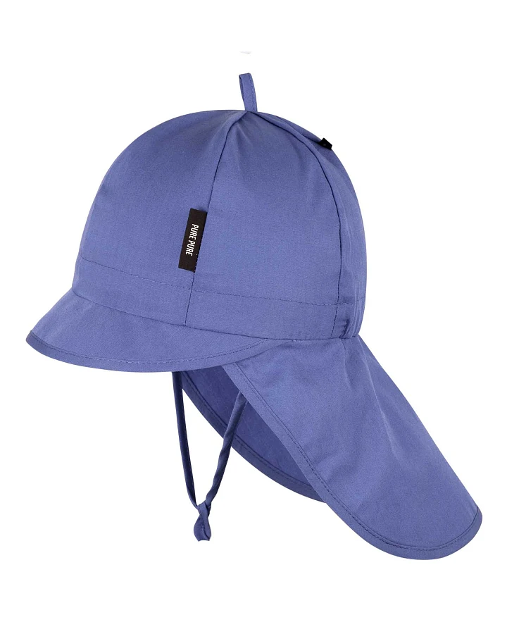 Pure Pure by Bauer - UV-Sonnenhut mit Nackenschutz bluebell