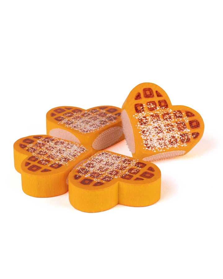 erzi - Waffeln zum Teilen mit Klett
