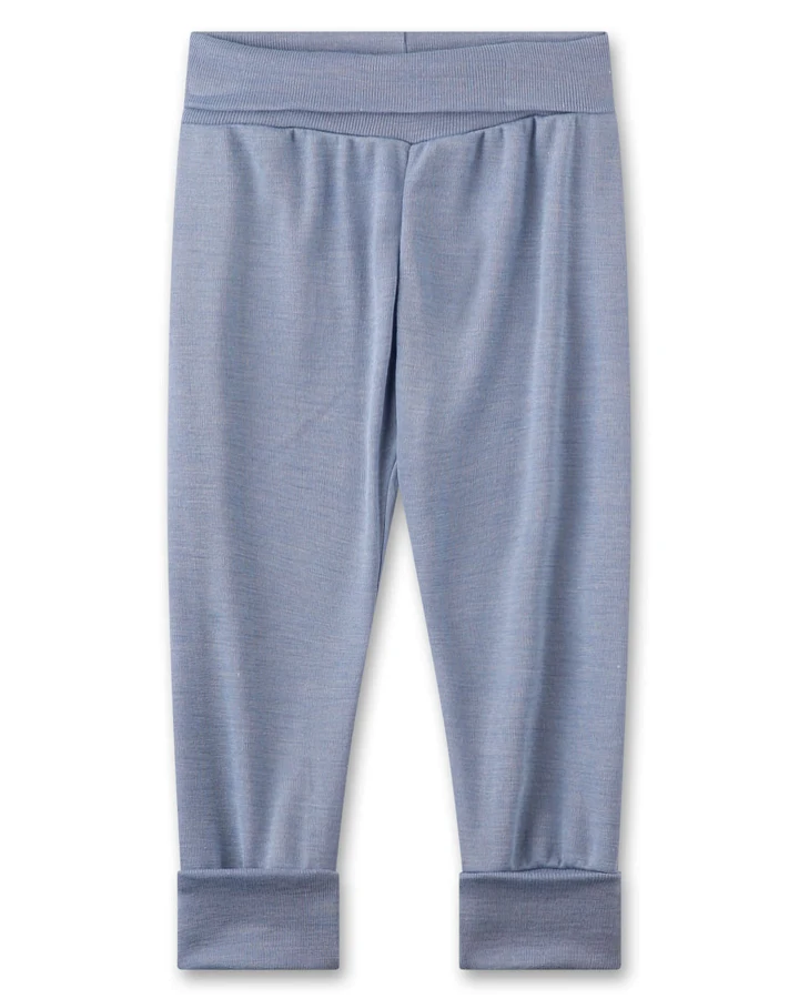 Sanetta - Babyhose Wolle-Seide light blue