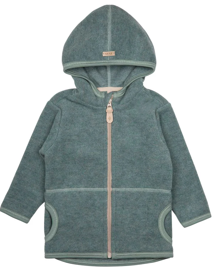 Pure Pure by Bauer - Fleecejacke mit Merinowolle salbei