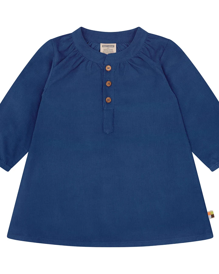 loud + proud - Cord-Kleid ultramarin