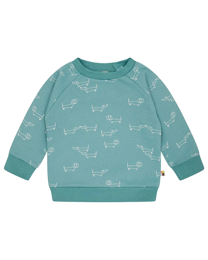 loud + proud - Sweatshirt "Dackel" oregano