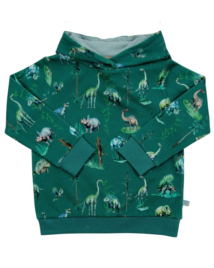 Enfant Terrible - Sweat-Pullover "Dinosaurier" smaragd