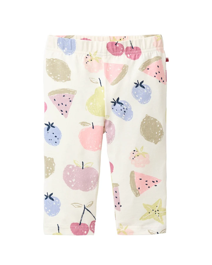 People Wear Organic - Capri-Leggings "Früchte" bunt