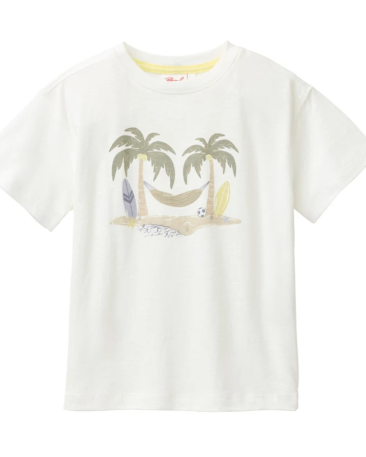 People Wear Organic - Tshirt "Inselspaß" weiß