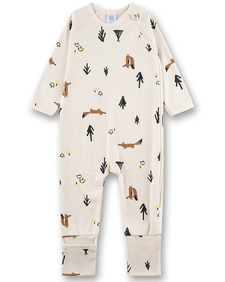 Sanetta - Schlafstrampler "Fuchs" beige