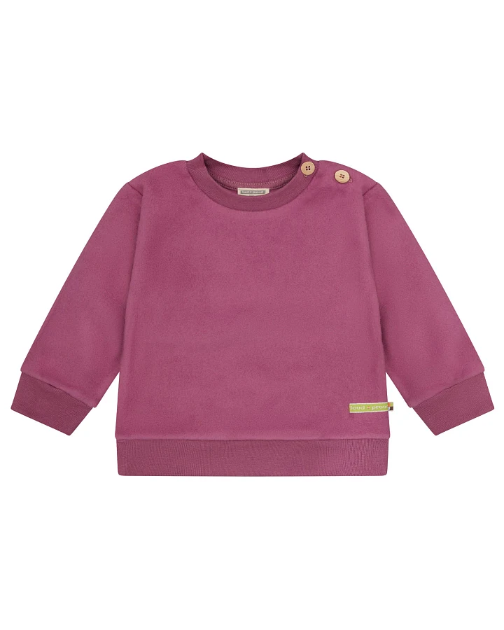 loud + proud - Fleece-Sweatshirt grape