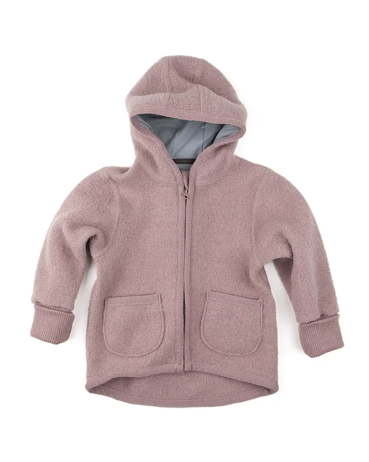 Halfen Strickerei - Walk-Jacke mit Reißverschluss mauve