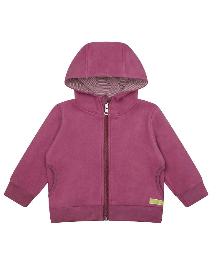 loud + proud - Fleece-Jacke grape