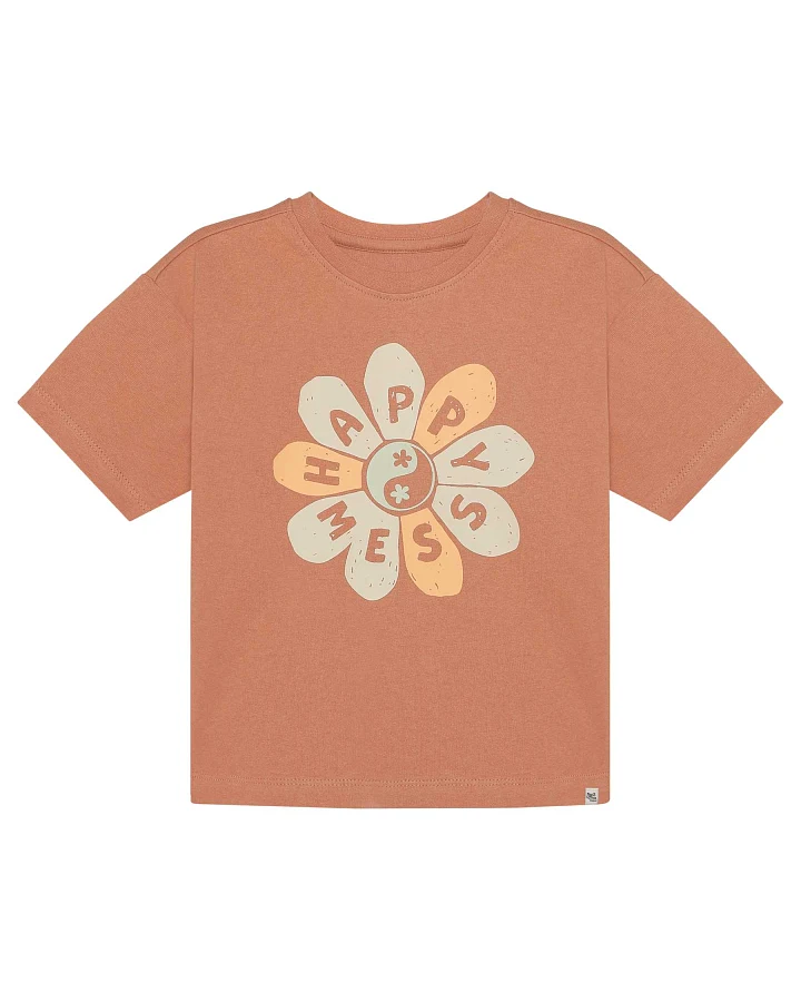 Noppies - T-Shirt "Flower" kork