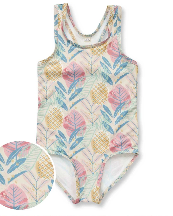 Sense Organics - Badeanzug "Tropical" pastel