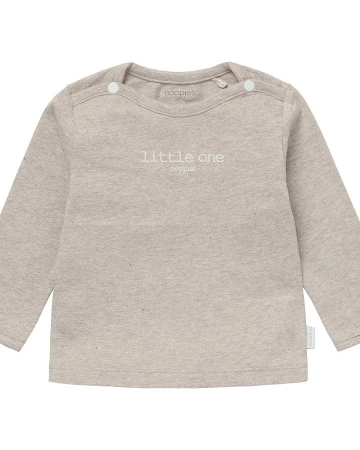 Noppies - Langarmshirt taupe meliert