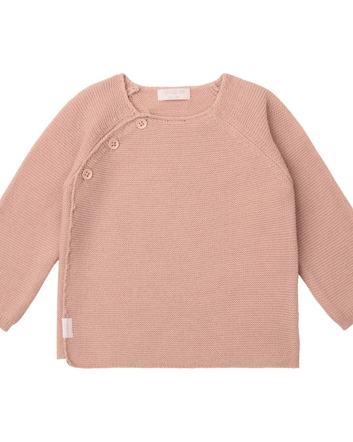 Noppies - Strick-Wickeljacke rose smoke