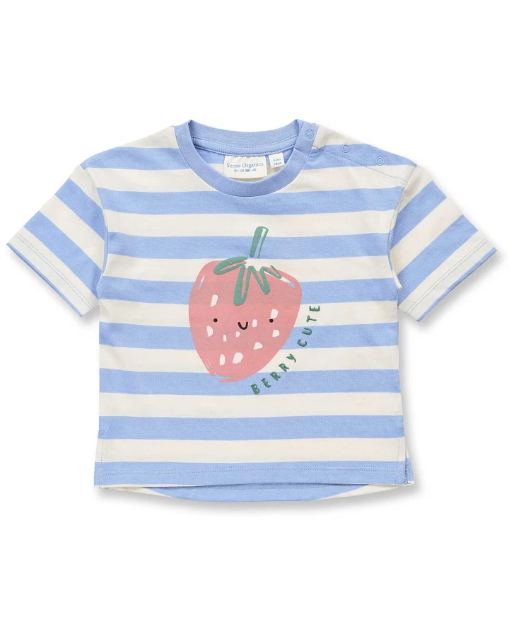 Produktseite: Sense Organics - T-Shirt "Erdbeere" lavendelblau