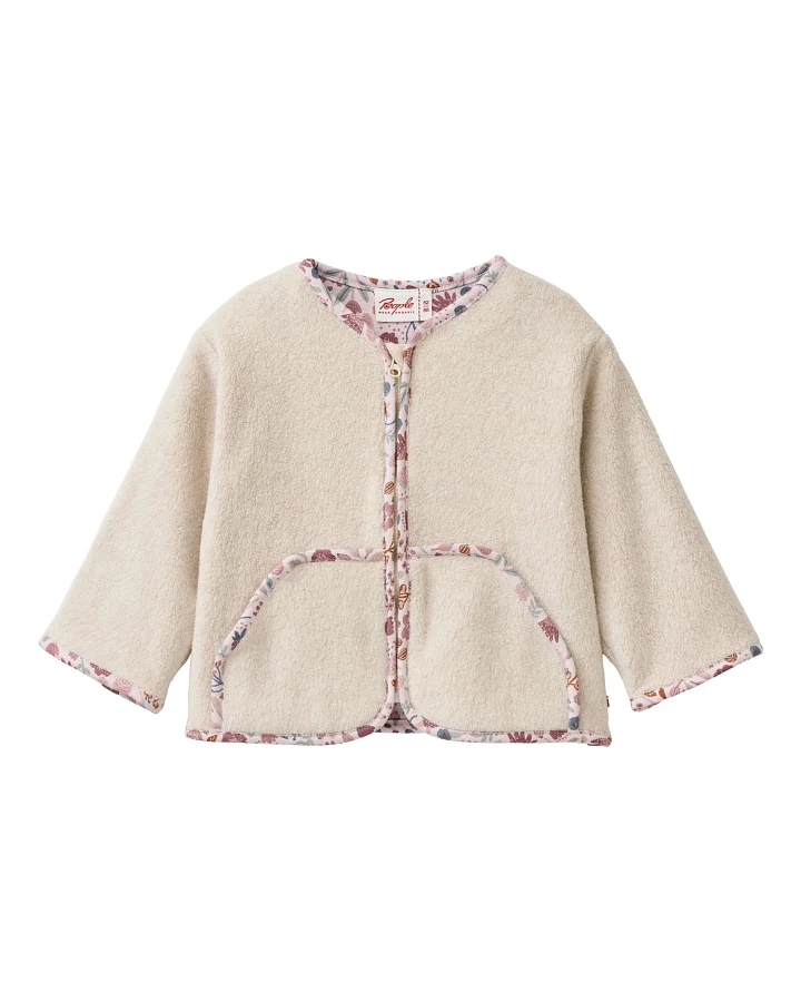 People Wear Organic - Fleece-Jacke kitt mélange