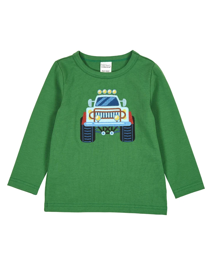 Fred's World - Langarmshirt "Pick-up" grasgrün