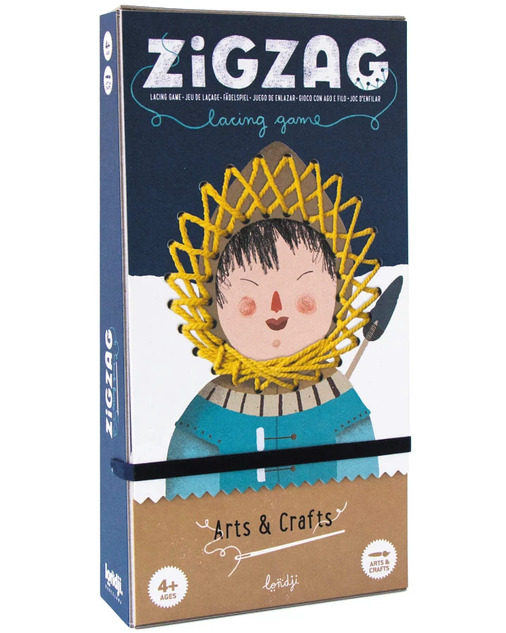 londji - Kreativ Set Fädeln - "Zig Zag"