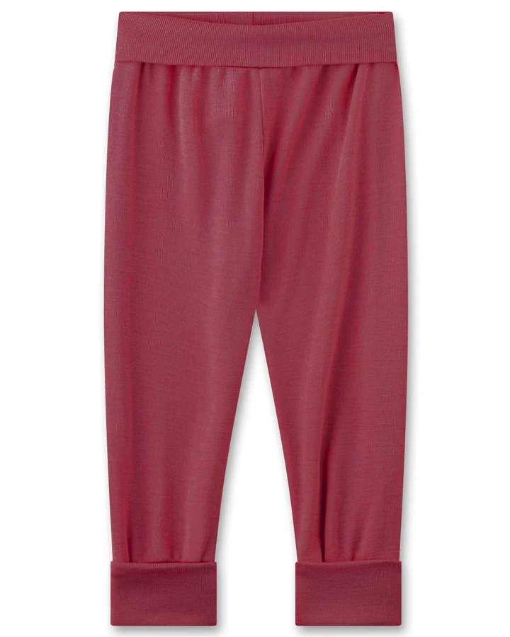Sanetta - Babyhose Wolle-Seide himbeere