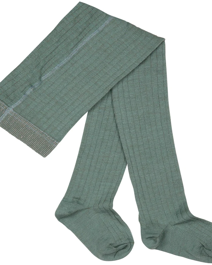 Pure Pure by Bauer - Strumpfhose mit Merinowolle salbei