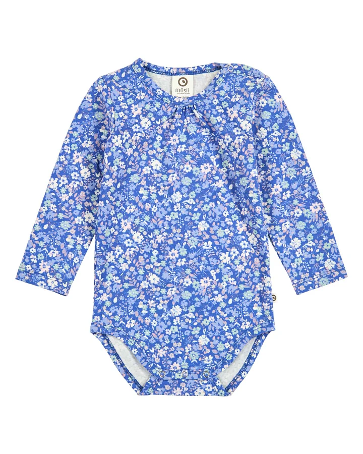 Müsli - Langarmbody „Primrose“ azure blue