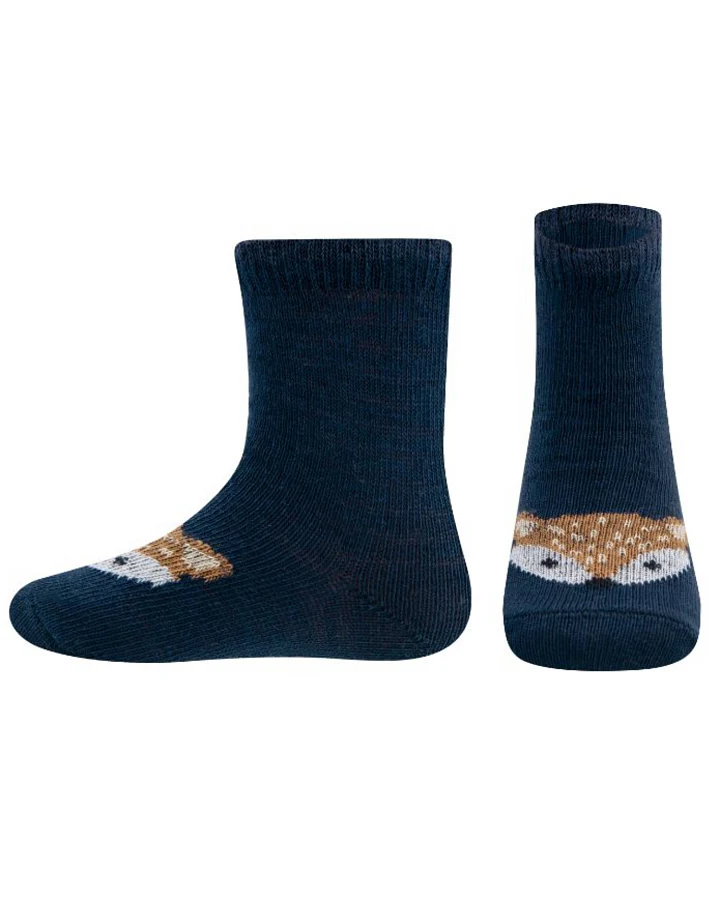 Ewers - Socken "Fuchs" blau 18-19