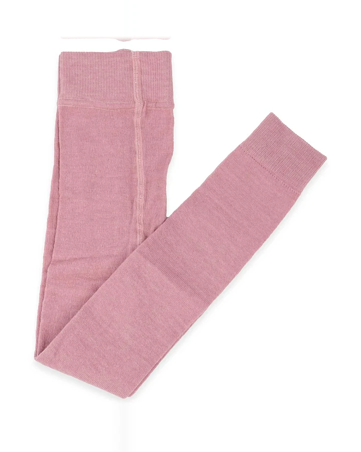 Grödo Strumpfwaren - Wollstrick-Leggings altrosa 92-98