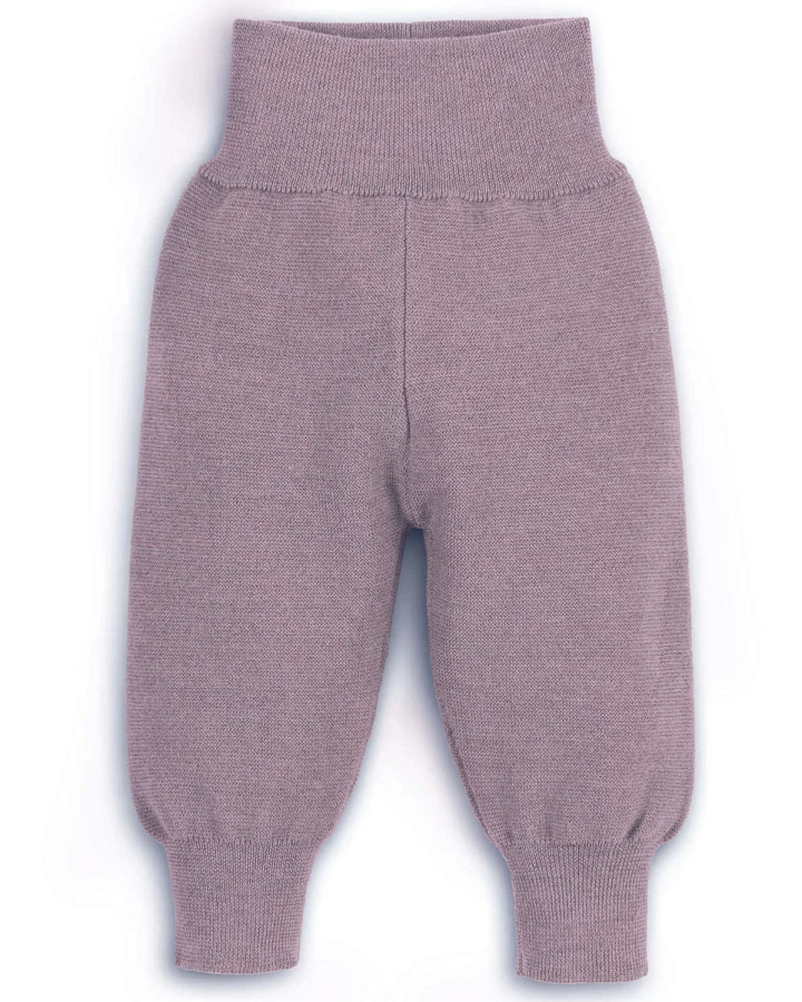 Halfen Strickerei - Bundhose Merinowolle mauve