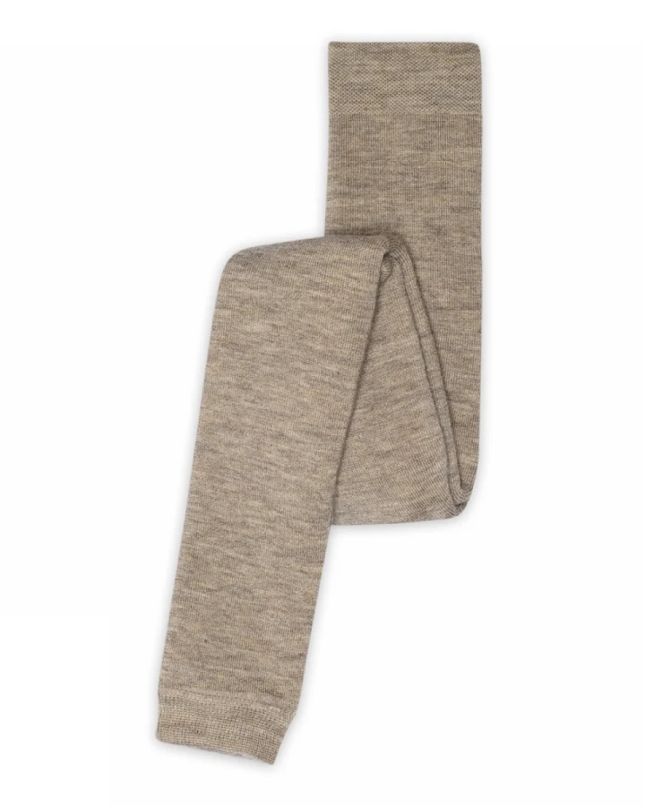 MP Denmark A/S - Woll-Leggings hellbraun meliert