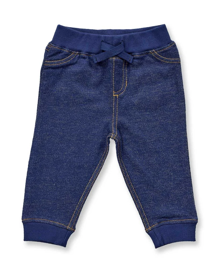 Sense Organics - Sweat-Babyhose "Jeanslook" denim