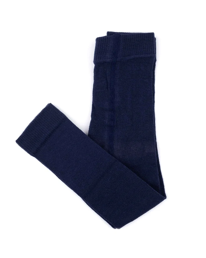 Grödo Strumpfwaren - Feine Strick-Leggings marine 92-98
