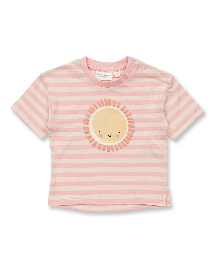Sense Organics - T-Shirt "Sonne" pastel-pink