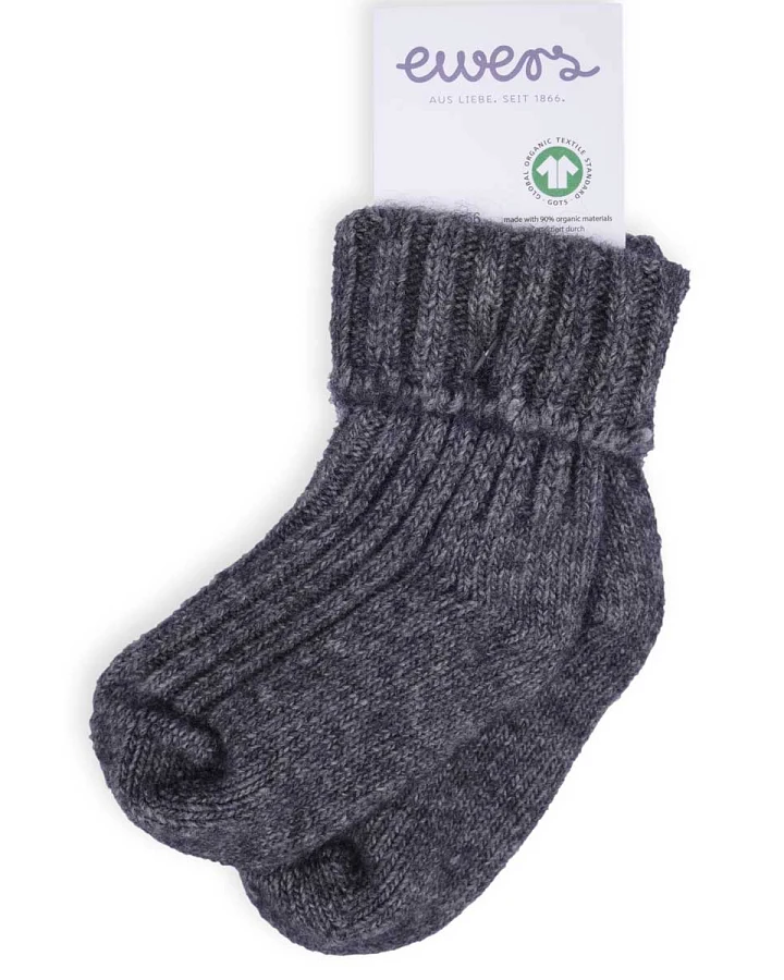 Ewers - Wollsocken dunkelgrau 17-18