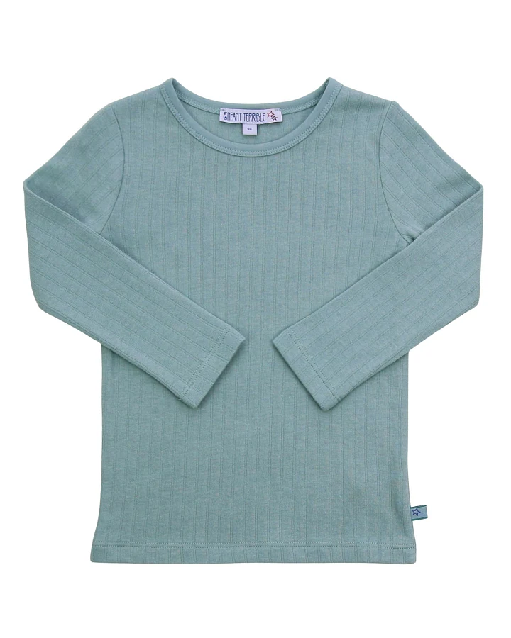Enfant Terrible - Ripp-Langarmshirt light ocean